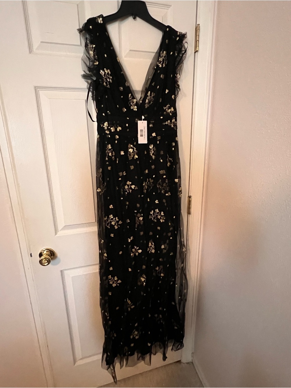 Natalia Floral Embellished Maxi Dress | Baltic Born | NWT | Large